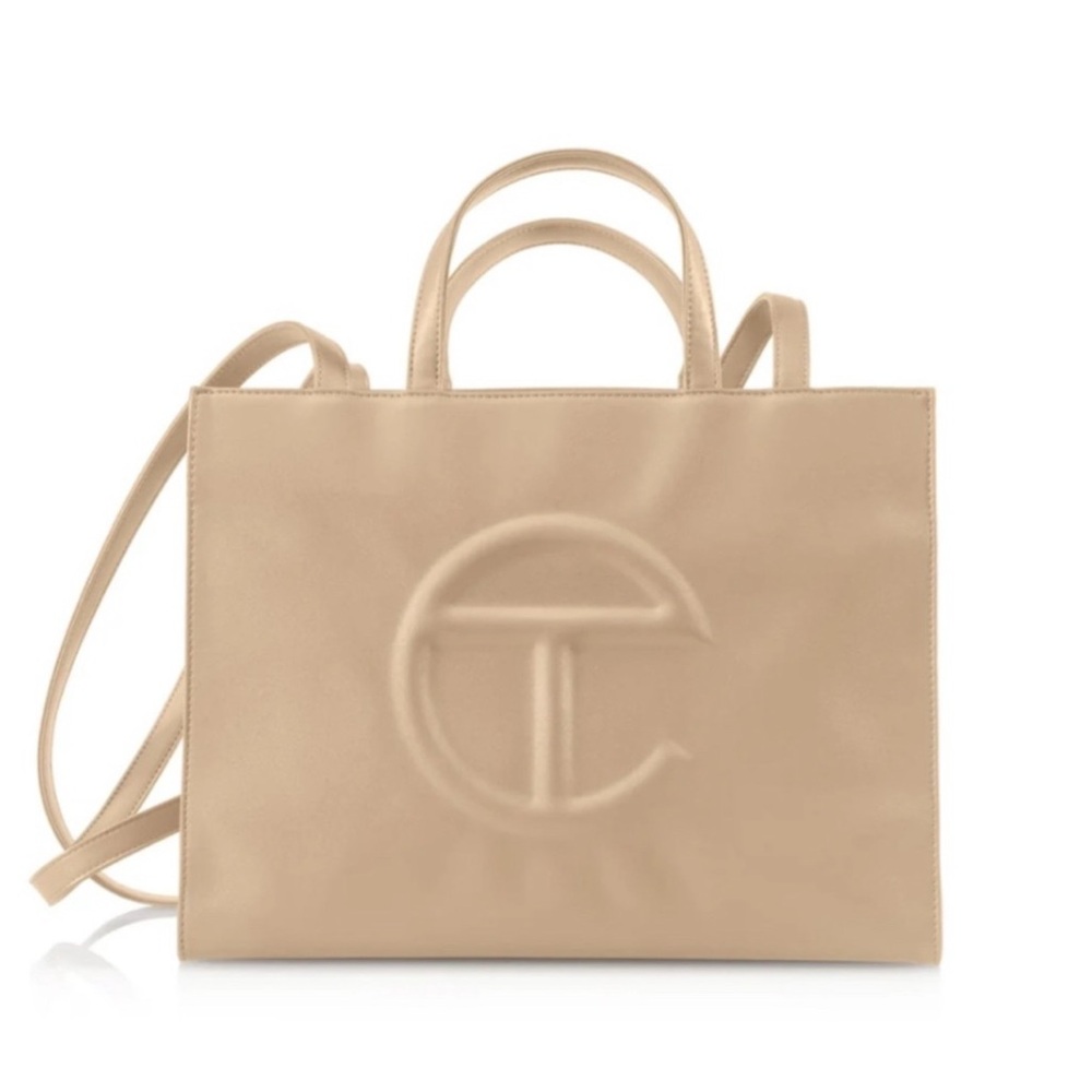 Telfar Cream Medium Tote Bag ~ Nice - Picture 5 of 15